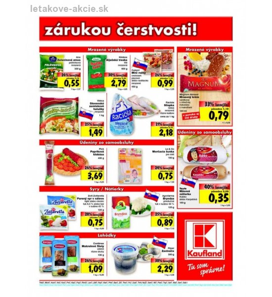 aktulna ponuka Kaufland strana 1